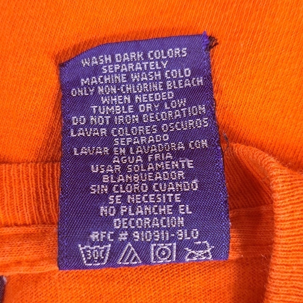 Halloween I Love Witches spell out Graphic XL orange & black goth party t-shirt - Picture 7 of 7
